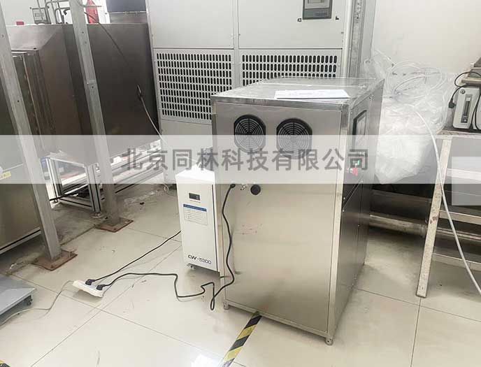 管道臭氧消毒测试现场
